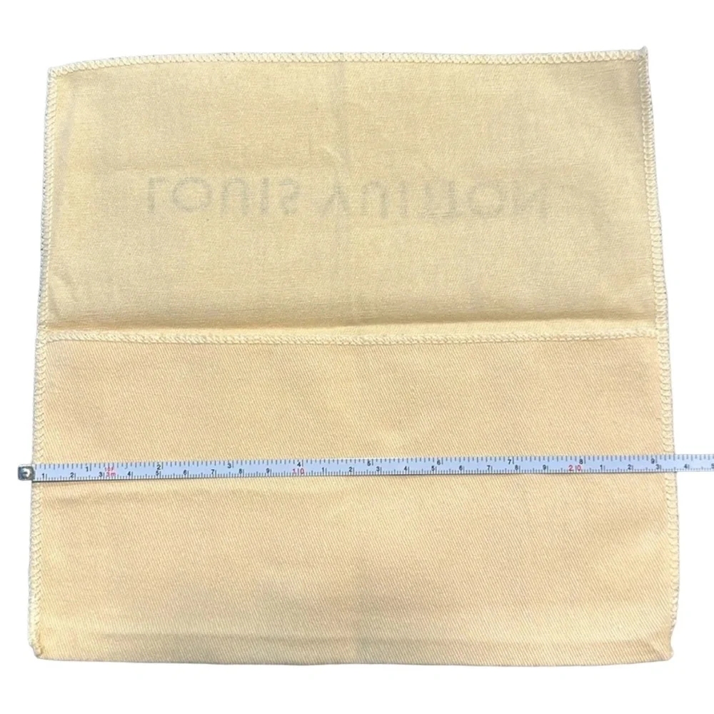 Louis Vuitton Wallet Dust Cover Beige Storage Sleeve